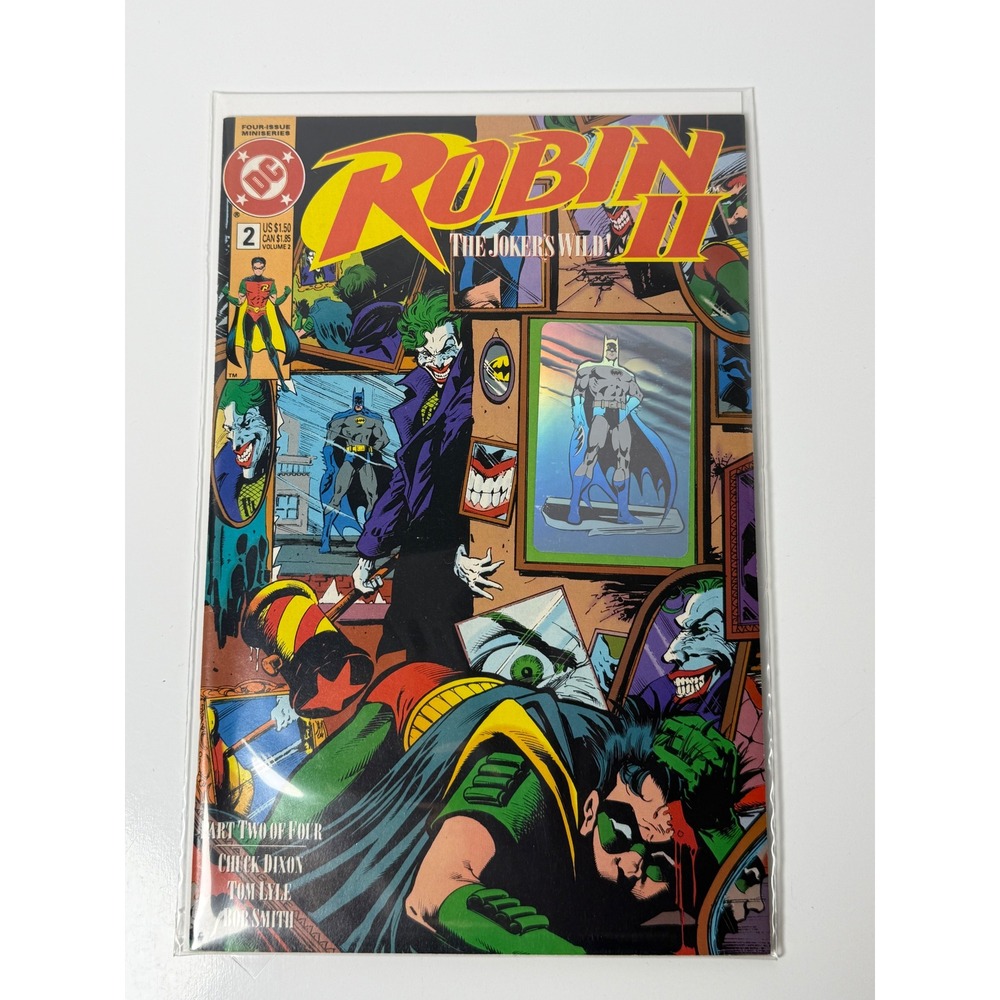 DC Comics Robin II The Joker's Wild 2 Hologram Cover 1991 Chuck Dixon Tom Lyle